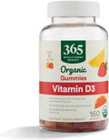 365 by Whole Foods Market, Organic Vitamin D3 Gummy, 160 Count