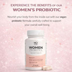 Women’s Probiotics – Vaginal Urinary Digestive Gut Balance Skin Support Daily Probiotic Supplement Vegan Capsules – 30 Count