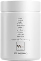 Codeage Women’s Multivitamin Platinum - Vitamins A D3 K1 K2 B12 & Minerals, CoQ10, Skin, Hair & Nails Complex, Collagen, Botanicals, Probiotics, Fermented Greens, Lutein, Astaxanthin - 90 Capsules