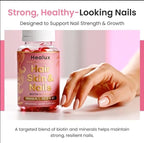 Hair Skin and Nails Gummies, 5000 mcg Biotin with Vitamins A, C, D2 & E, B-Complex, Zinc & Iodine, Hair Skin and Nails Vitamins for Women & Men, Supports Hair Growth, Nails, Glowing Skin - 60 Gummies