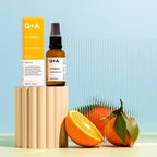 Q+A Vitamin C Brightening Face Serum (30ml), Vitamin C Serum for Face with Hyaluronic Acid, Hydrating and Anti-Ageing, Fragrance Free Skincare, Brightens Skin and Evens Out Skin Tone