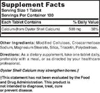 Nature's Blend Oyster Shell Calcium 500 mg 100 Tabs (1683)
