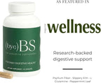 Bloating Relief & Digestive Support Capsules – Psyllium Fiber, Peppermint, Slippery Elm & L-Glutamine – Daily Gut Health Supplement for Regularity & Comfort