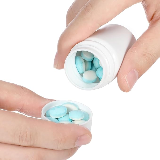 Lurrose Portable Moistproof Pill Case 50Ml Waterproof Pill Organizer Compact Container for Travel and Daily Medication Storage