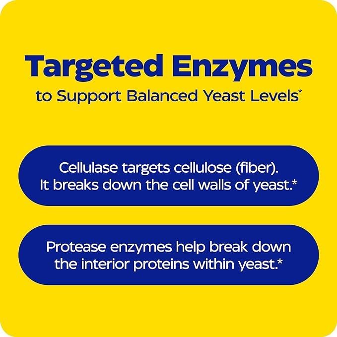 Enzymedica, Candidase, Enzymes for Gentle Cleansing Support, Gut Health, 120 Count