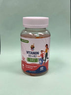 SUNNY SAM Sugar-Free Vitamin D3 K2 Gummies 5000 IU - Immune & Bone Support - Vitamin D Gummy Supplement for Adults - High-Absorption, Vegan, Halal, Gluten-Free Chewable Vitamins - 120 Count