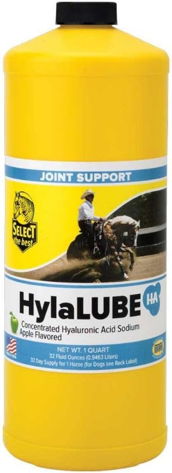 Richdel HylaLube, 1 Quart, Concentrated Hyaluronic Acid Sodium Animal Joint Support Supplement