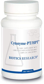 Biotics Research Cytozyme PT HPT Lamb Pituitary Hypothalamus Complex, Supports Function of The Pituitary Gland and Hypothalamus, Adrenal Health, Brain Boost 180 Tablets