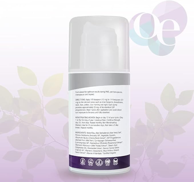 Organic Excellence Feminine Balance Wild Yam & Botanical Cream – Natural Women’s Cream for Everyday Balance – 3.3 fl oz
