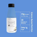 Soylent Vanilla Meal Replacement Shake,Ready-to-Drink Plant Based Protein Drink,Contains 20g Complete Vegan Protein and 1g Sugar,14oz,(Pack of 24)