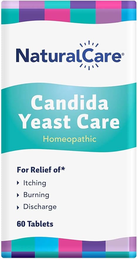 NaturalCare Candida Yeast Care, Homeopathic Tablets, 60ct