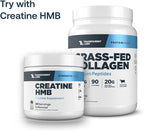 Transparent Labs Grass-Fed Collagen Peptides Powder - Collagen Powder for Women & Men, 22G Bovine Hydrolyzed Collagen Peptides Powder for Skin, Hair, Bones & Muscle Recovery - Chocolate, 30 Servings