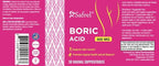 Safrel Boric Acid Vaginal Suppositories - 100% Pure Made in USA - Intimate Health Support, Vaginal Health and pH, Odor Control (30 Count)