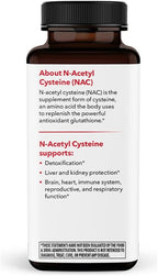 LifeSeasons N‑Acetyl Cysteine (NAC) 750 mg – Antioxidant & Detox Support Supplement – Glutathione Precursor, Immune & Respiratory Health, Liver & Cellular Protection – 60 Veg Capsules