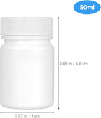 Lurrose Portable Moistproof Pill Case 50Ml Waterproof Pill Organizer Compact Container for Travel and Daily Medication Storage