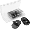 EZY DOSE Weekly (7-Day) Daily Individual AM/PM Pill Organizer with Case, Portable Medication Dispenser, Travel-Friendly Durable Pill Container, 2X Day Compartments for Vitamins and Supplements, Black