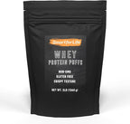 Smart for Life - Whey Protein Puffs - High Protein Zero Sugar Whey Protein Isolate Puffs 3LB - 18 Grams Protein Snacks Bulk - Non-GMO, Gluten-Free - 3 Pound Box - 53 Serving…