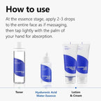 ISNTREE Hyaluronic Acid Water Essence 50ml 1.69 fl.oz | Water Serum | Replenishes moisture | Non-sticky ﬁnish