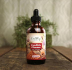 Earthley Wellness Candida Cleanse, Herbal Tincture for Yeast Overgrowth, Gut and Liver Support, Organic Digestive Balance Supplement (2 Oz)