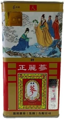 Shing Hon Dried Korean Red Ginseng Roots 6 Years Heaven Grade (75g)