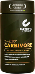 CleverPro Carbivore Carbohydrate Disposal Agent (GDA) with Chromium Picolinate & Dihydroberberine (DHB) – Better Than Berberine – 60 Capsules (30 Servings)