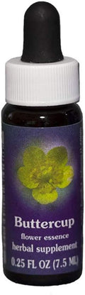 Flower Essence Services Supplement Dropper, Buttercup, 0.25 Ounce