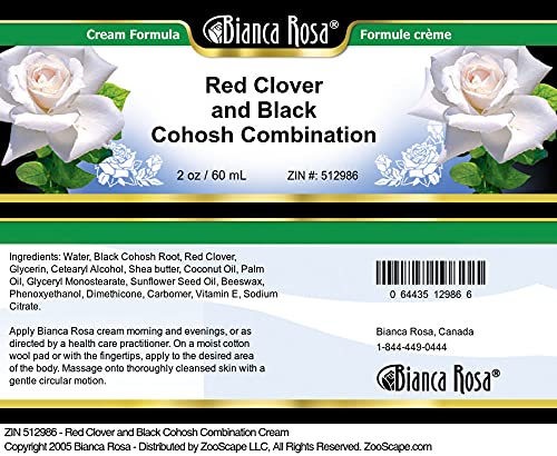 Red Clover and Black Cohosh Combination Cream (2 oz, ZIN: 512986)