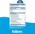 Bariatric Fusion Unflavored Multi Collagen Protein Powder | Hydrolyzed Collagen Peptides Powder Plus Joint Support Complex of MSM and Glucosamine | Type 2 | Dairy, Gluten & Soy Free | 30 Servings
