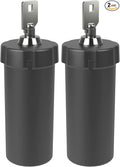 Ezy Dose Pill Box and Medicine, Vitamin Container, Safe for Money & Travel Items, Durable Canister, 2 Keys with Lock, Medium (Pack of 2)