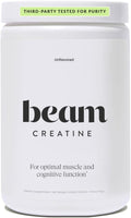 Beam Creatine Monohydrate Powder – 5g Micronized Creatine Monohydrate, Third Party Tested Creatine for Women & Men, Muscle Strength, Growth, Recovery & Cognitive Support, Unflavored, 100 Servings