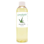 GreenHealth Aloe Vera Oil – 4 fl oz | Natural Carrier Oil for Skin, Hair & Massage | Lightweight Moisturizer for Aromatherapy, DIY Skincare & Body Oil | Clear Plastic Bottle