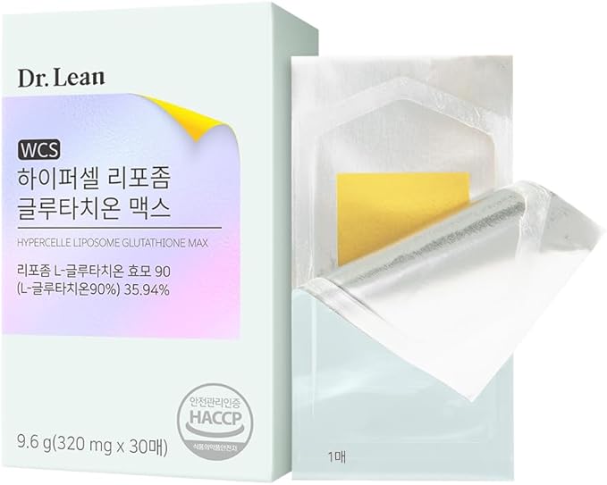 Dr. Lean Liposomal Glutathione – Hypercelle Max Strips with Milk Thistle, Collagen & Hyaluronic Acid | Fast-Melt ODF, Antioxidant, Skin & Liver Support, K-Beauty, Made in Korea