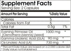 Evening Primrose Oil Concentrate 1000mg ~ 200 Capsules - No Additives ~ Naturetition Supplements