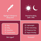 Q+A Hyaluronic Acid Facial Serum (30ml), Natural Hydrating Face Serum, for Plump Skin, Anti Ageing, Fragrance Free, Delivers Deep, Lasting Hydration, Rehydrates and Softens the Skin