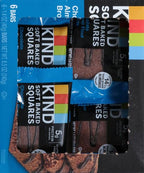 KIND Soft Baked Squares, Chocolate Almond Flour Brownie, Healthy Snack Bars, Gluten Free, 5g Protein, 6 Count (Pack of 2)