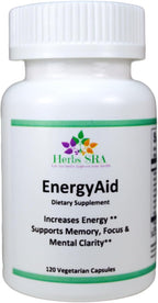 ENERGYAID Antioxidant Energy Support Supplement with Vitamin B6, Green Tea & CoQ10 – Supports Physical Stamina, Focus & Mental Clarity – 120 Vegetarian Capsules, Made in USA