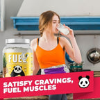 Underground Bio Labs Panda Fuel Premium Protein Whey,Hydrolyzed Collagen,Casein,Probiotics, Enzymes, Keto Friendly,Time Release, 25 Servings (2.5 Pound, Pineapple Whip)