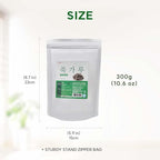 K-Herb Korean Mugwort Powder – 100% Pure Dried Mugwort from Korea, Natural Ingredient for Herbal Tea, Culinary Use, Plant-Based Powder 쑥가루 (10.6 oz (300g), Mugwort)