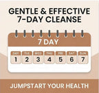 7 Day Advanced Colon Cleanse, Prebiotics & Natural Herbs, Supports Detox & Gut Flora for Women & Men, with Cascara Sagrada, Black Walnut Hulls & Black Cohosh, 60 Capsules 1-2 Daily | 7 Day Cleanse