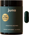 Juna Digestive Enzymes + Probiotic — 3-in-1 Daily Gut Support for Bloat Relief, Smooth Digestion & Microbiome Balance | 15 Enzymes, 5 Probiotics, 8 Botanicals | Vegan, 3rd-Party Tested | 60 Capsules