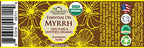 US Organic 100% Genuine Myrrh Essential Oil - Sourced from The Horn of Africa, USDA Certified Organic, Extracted by Hydro-Distillation (Myrrh, 5 ml)