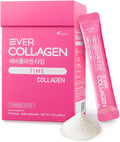 NEWTREE Low Molecular Multi Marine Collagen Peptides Protein Powder Stick for Skin Hair Nail Health & Beauty Type I III Collagen Supplement for Women Men, 30 Packets (Apple Flavor)
