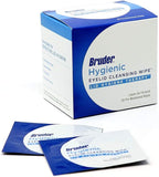 Bruder Eyelid Cleansing Wipes, 30 Count (Pack of 3), Hygienic Eye Care for Removing Excess Oil and Debris from Eyelids and Lashes, Rinse-Free, Unscented, Adults