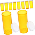 20pcs Pill Travel Pill Box Small Bottles Vitamin Storage Organizer Plastic Medication Containers