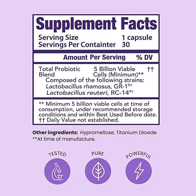 HPD Rx Pro-Fem #1 Vaginal Health Probiotic | Vaginal Probiotics | Clinically Proven to Promote Yeast & PH Balance, Urinary Tract Health | Feminine Probiotics | Works in 7 Days | 30 Capsules | 6-Pack