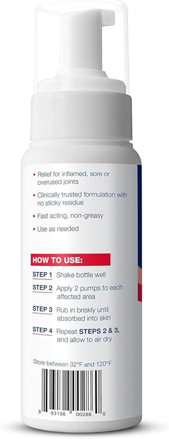 Theraworx Fast-Acting Joint Relief Foam Joint Discomfort & Inflammation Relief - 7.1 oz - 2 Count