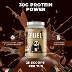 Underground Bio Labs Panda Fuel Premium Protein Whey,Hydrolyzed Collagen,Casein,Probiotics, Enzymes, Keto Friendly,Time Release, 25 Servings (2.5 Pound, Chocolate Ice Cream)