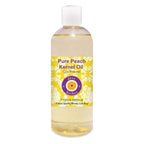Deve Herbes Pure Peach Kernel Oil (Prunus persica) Cold Pressed 200ml (6.76 oz)