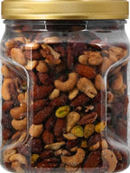 PLANTERS Deluxe Mixed Nuts with Sea Salt,27 oz Resealable Container - Variety Mixed Nuts Snacks with Cashews,Almonds,Pecans,Pistachios & Hazelnuts - Energy Boost - Kosher,(Pack of 2)