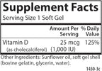 Carlson - Vitamin D3, 1000 IU (25 mcg), Bone Health, Muscle Health, Cholecalciferol, Vitamin D Supplements, Vitamin D3 Soft Gels, 60 Softgels
